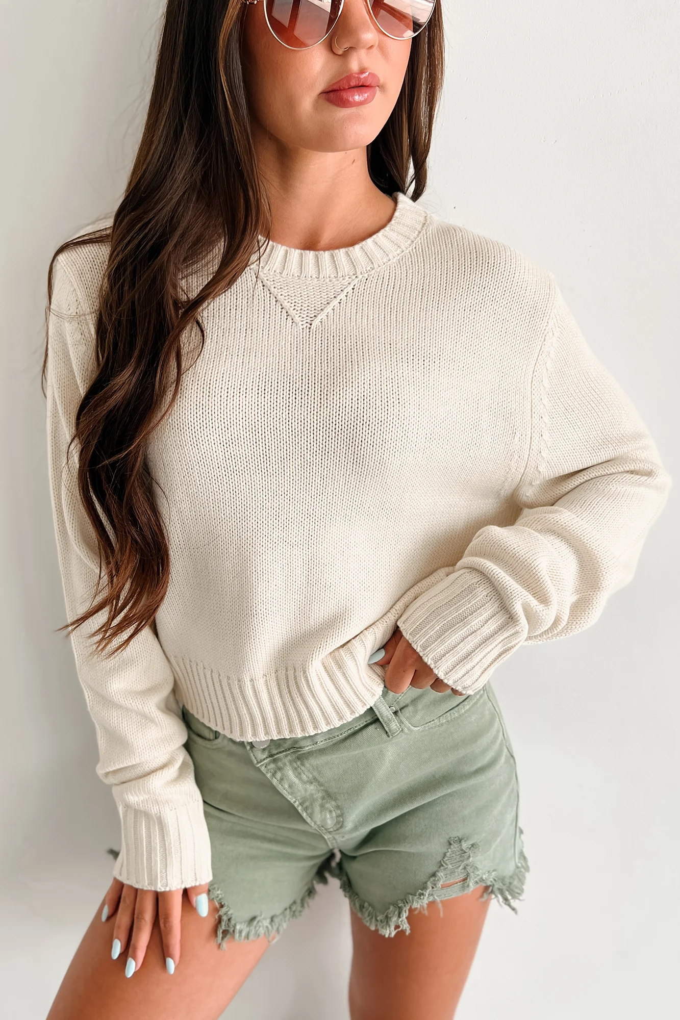 Better Together Lightweight Sweater (Cream)