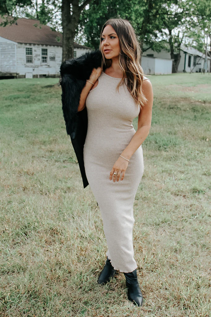 Amber Knit Maxi Dress