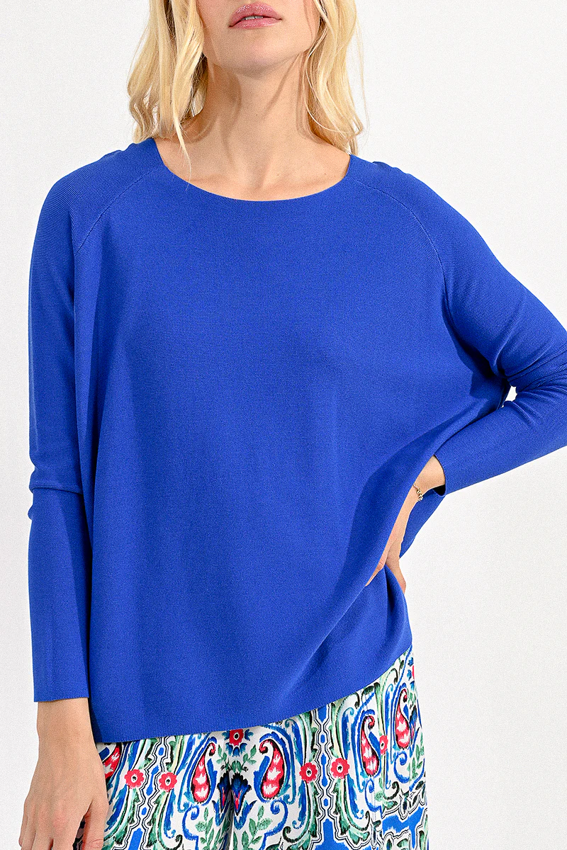 Knit Boat Neck Sweater