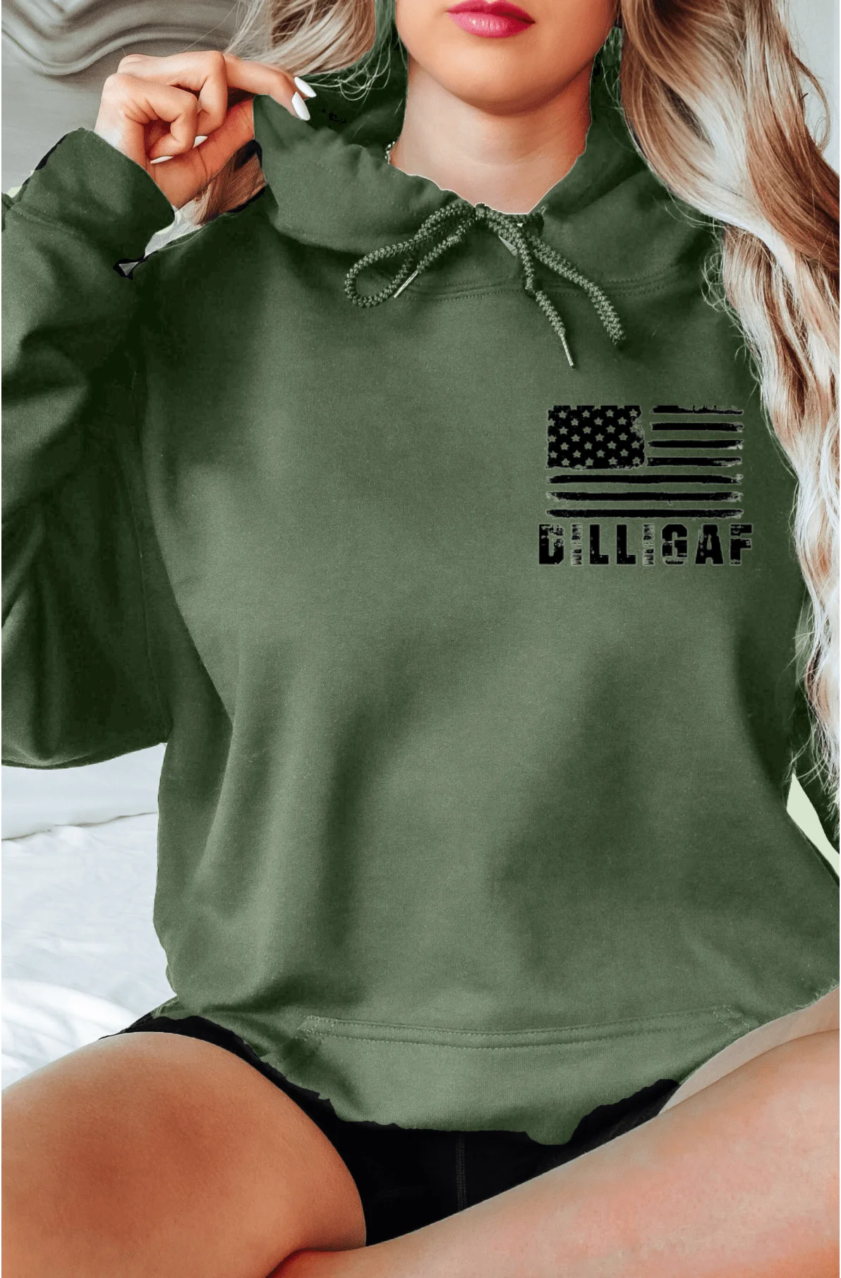 Ladies Don't Tread on Me Pullover Hoodie
