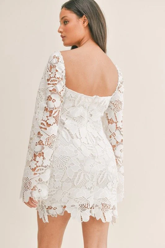 Destiny Long Sleeve Lace Dress