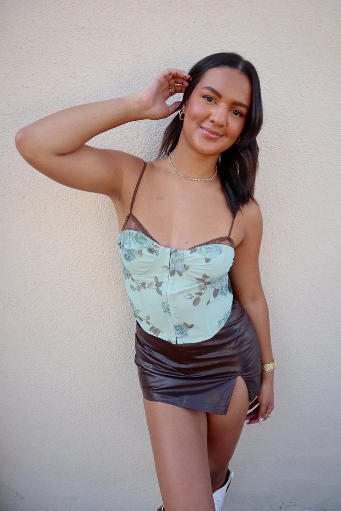 Ivy Floral Corset Top