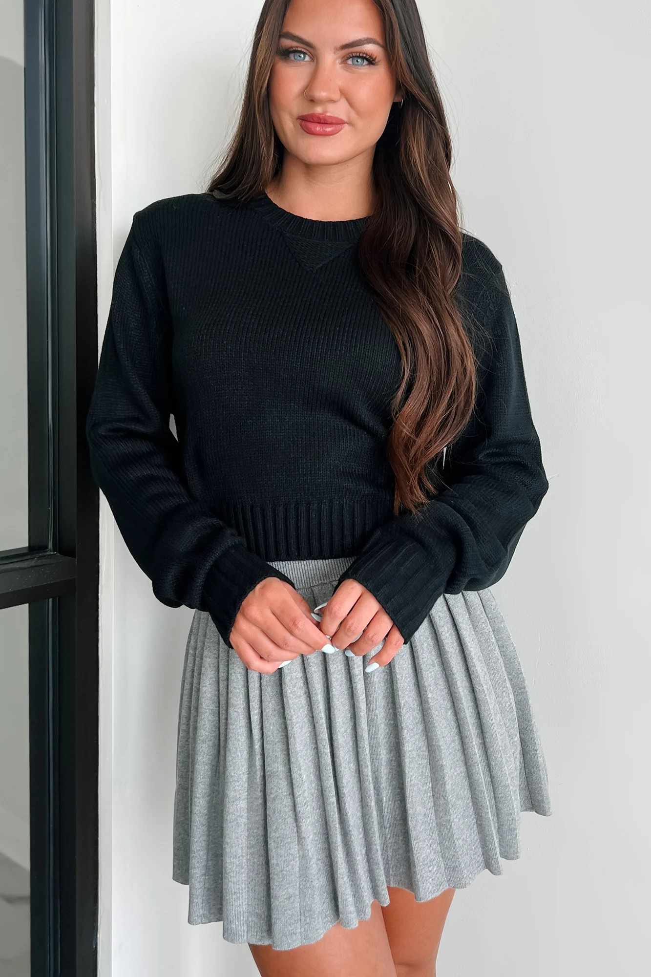 Better Together Lightweight Sweater (Black)