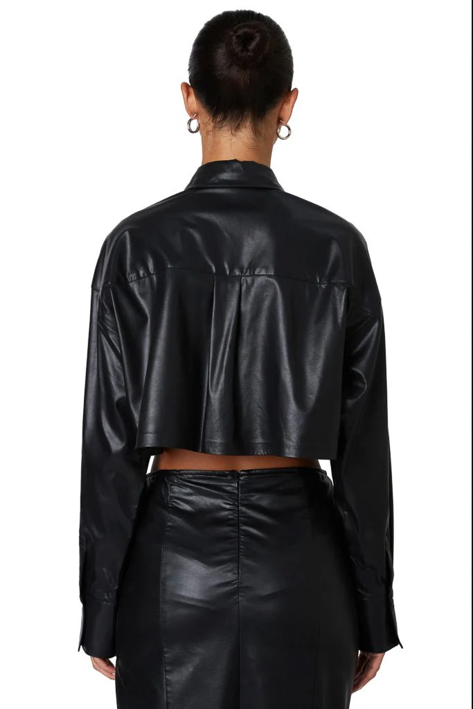 Austin Button Up Crop