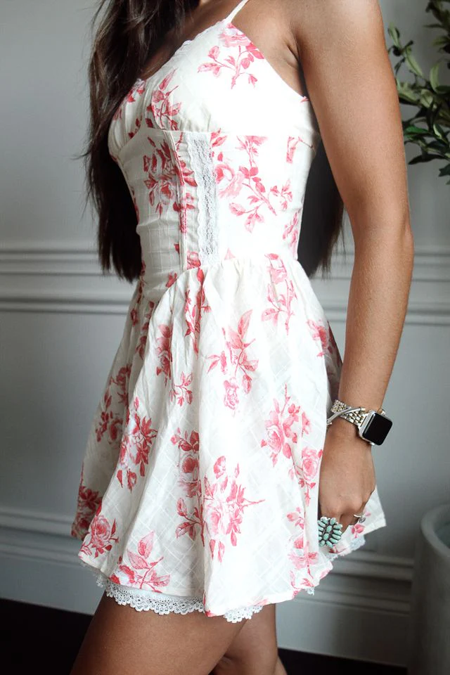 Blossom Spaghetti Strap MIni Dress