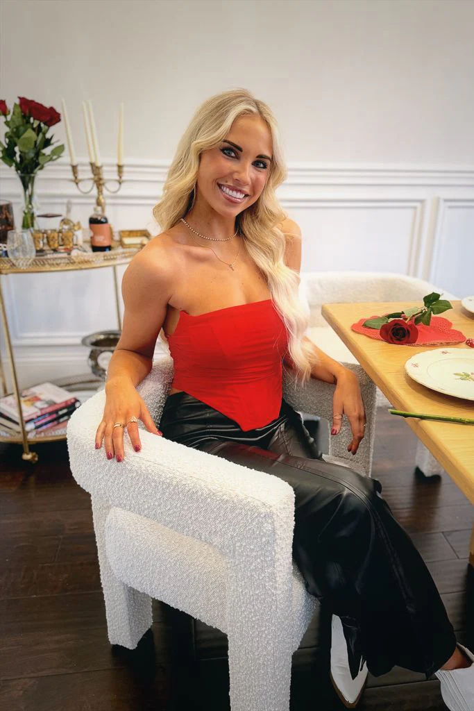 Xoxo Corset Top - Red