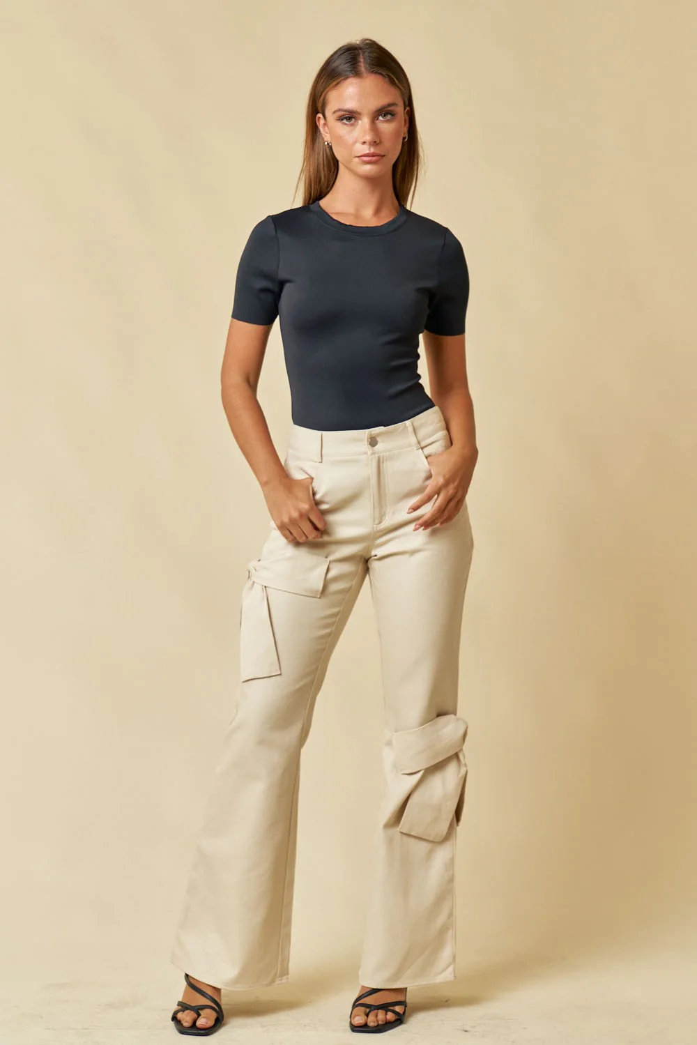 Kim Seamless Bodysuit- Black