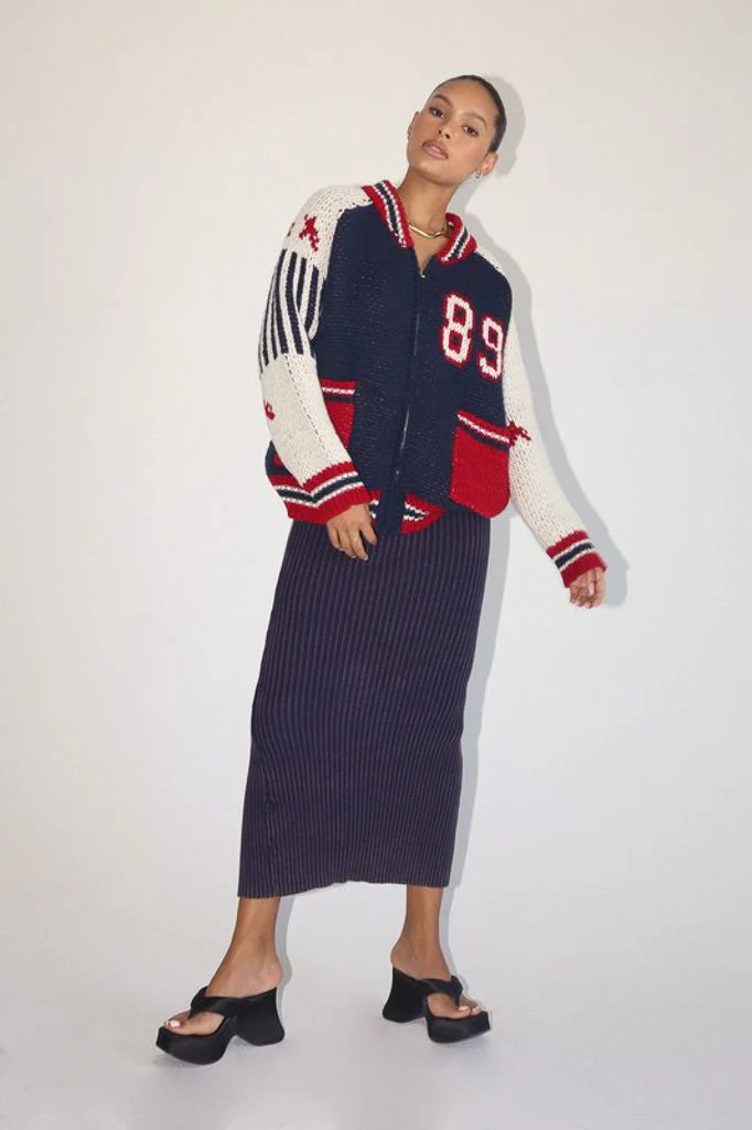 Kelsie Knit Midi Skirt