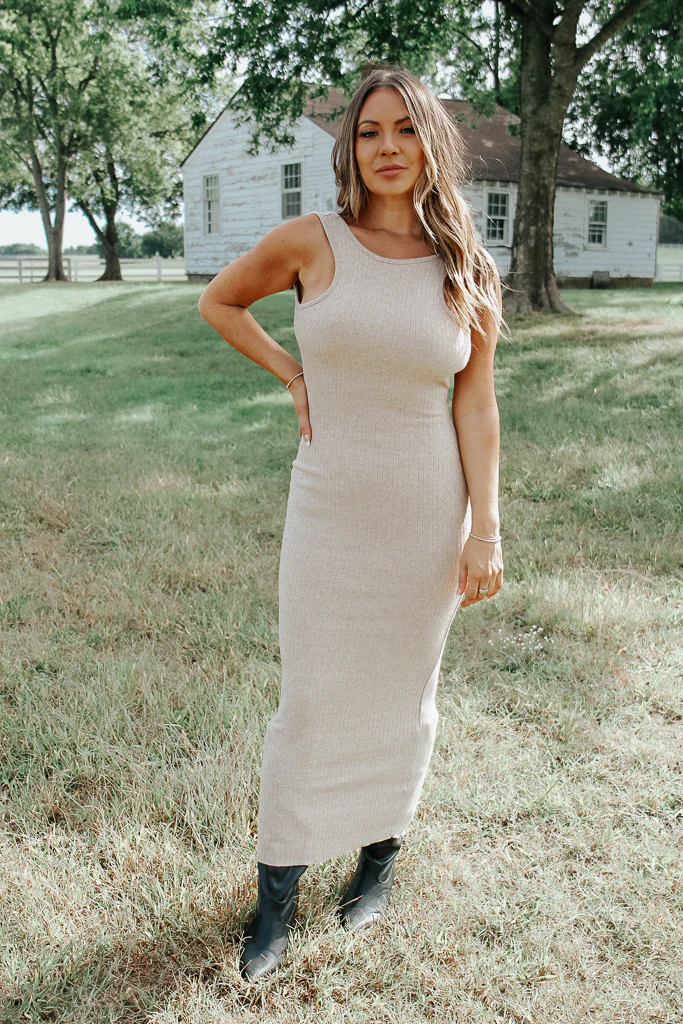 Amber Knit Maxi Dress