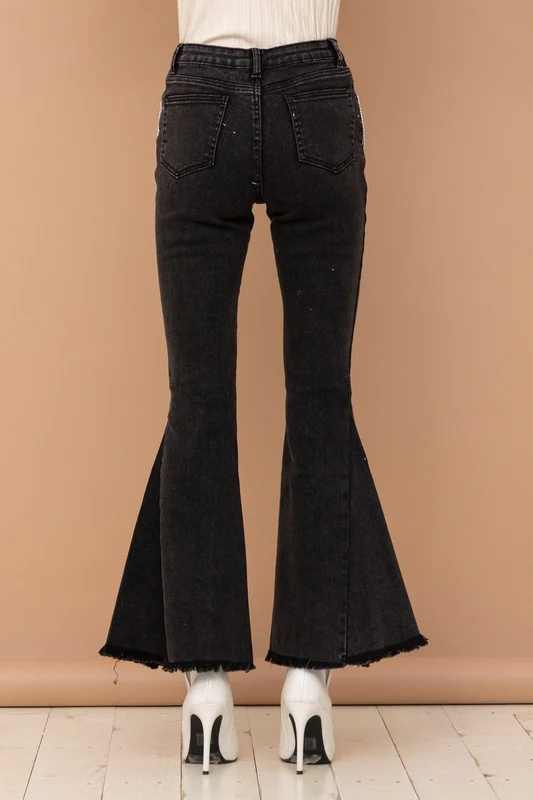 Rhinestone Bell Bottoms