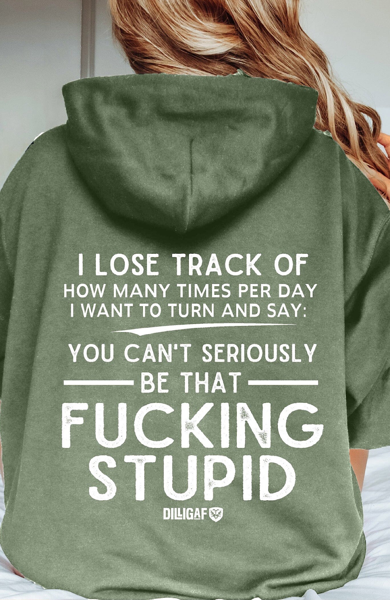 You can't be that Fucking Stupid Pullover Hoodie