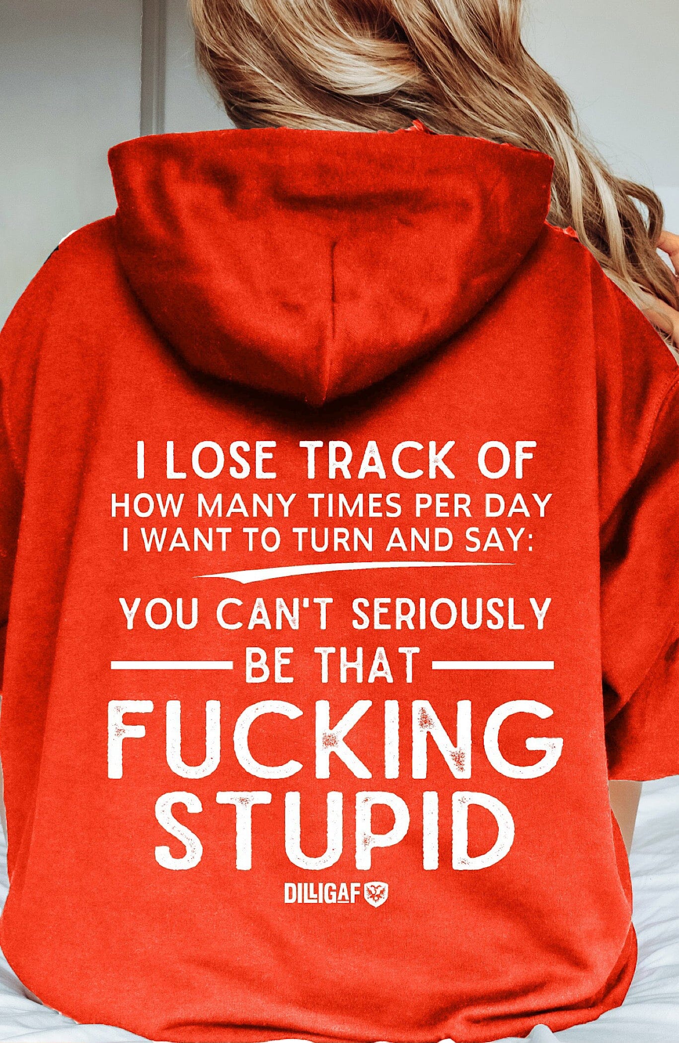 You can't be that Fucking Stupid Pullover Hoodie