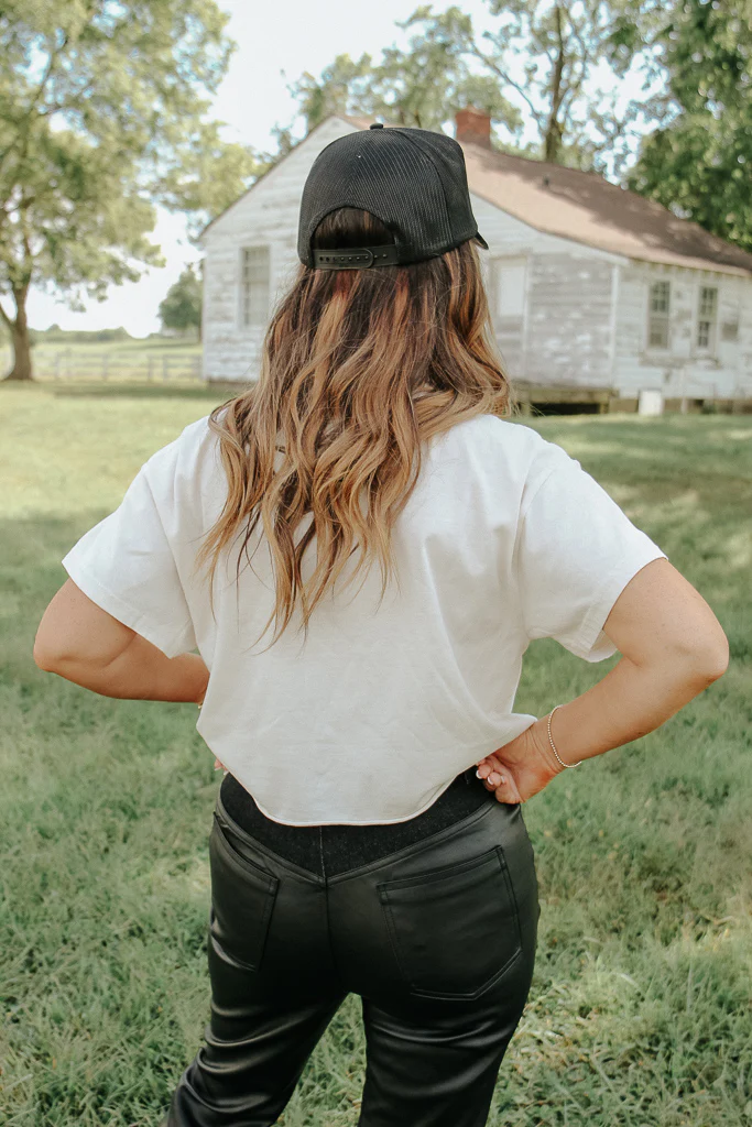 Cowgirl Relaxed Crop Tee