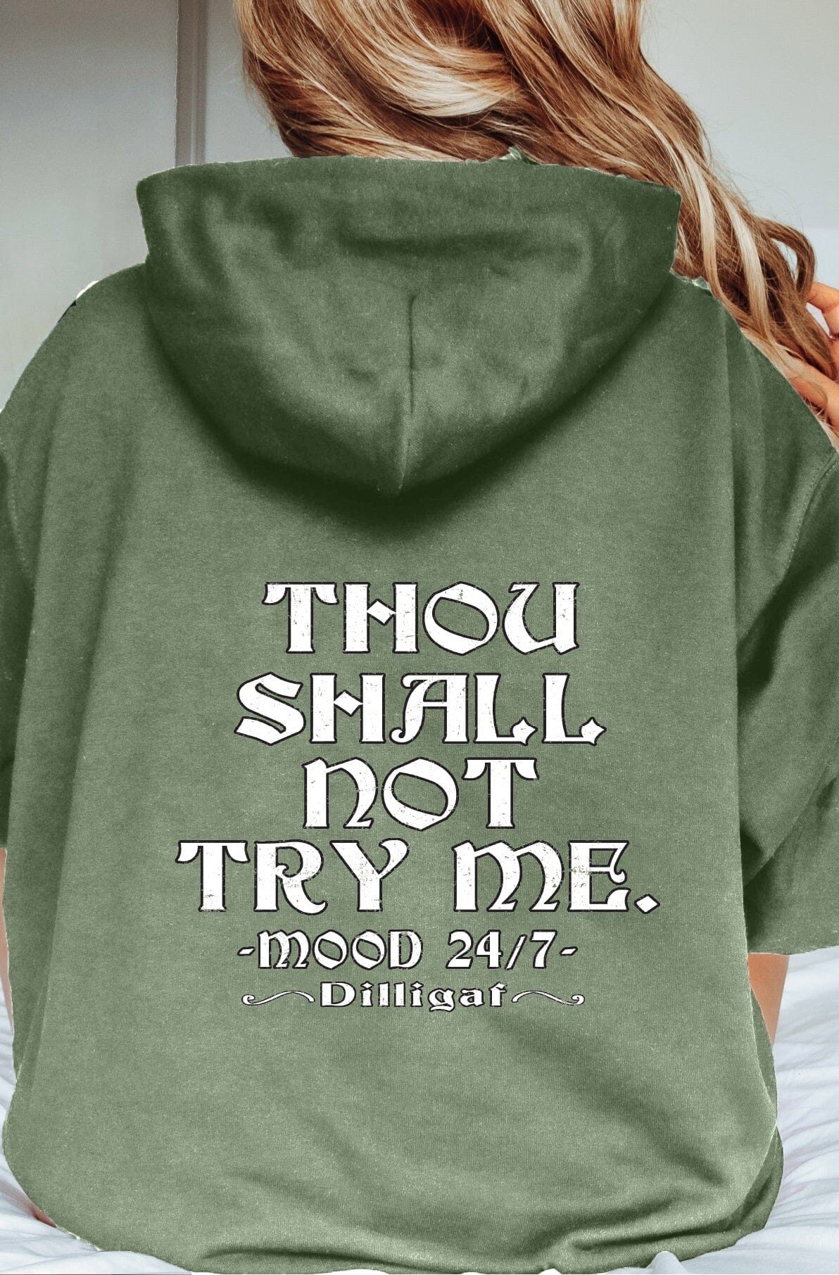 Thou Shall Not Pullover Hoodie