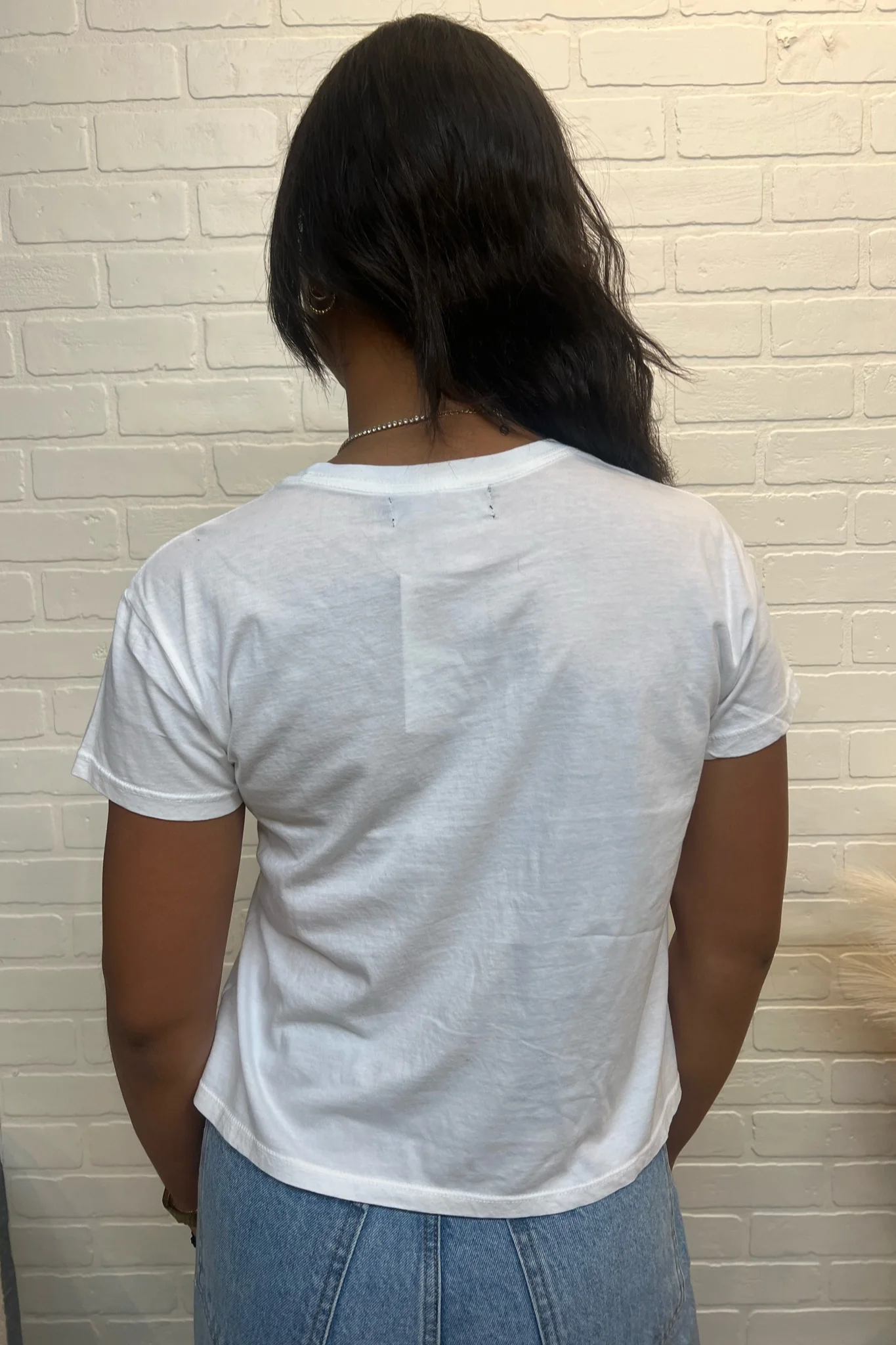 Howdy Hat Graphic Tee - White