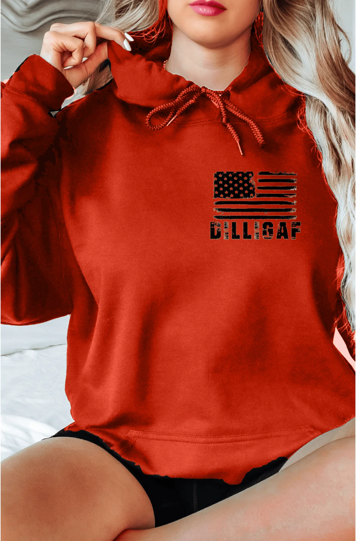 Ladies Don't Tread on Me Pullover Hoodie