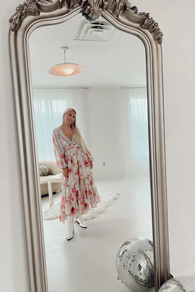 Amelia Long Sleeve Floral Dress