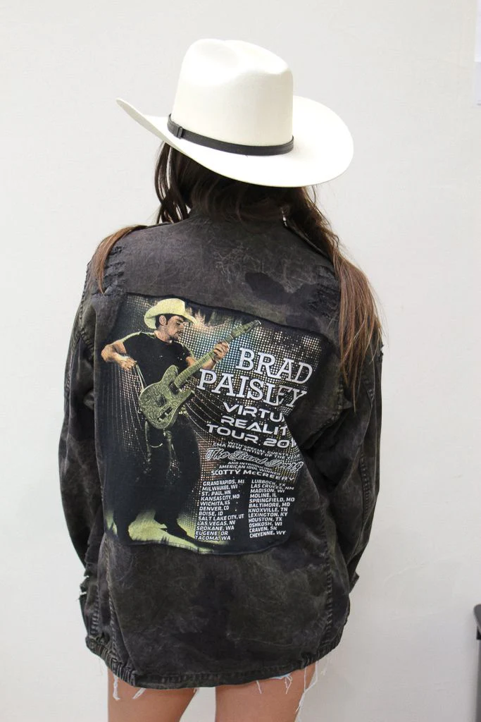 Brad Paisley Acid Wash Camo Jacket