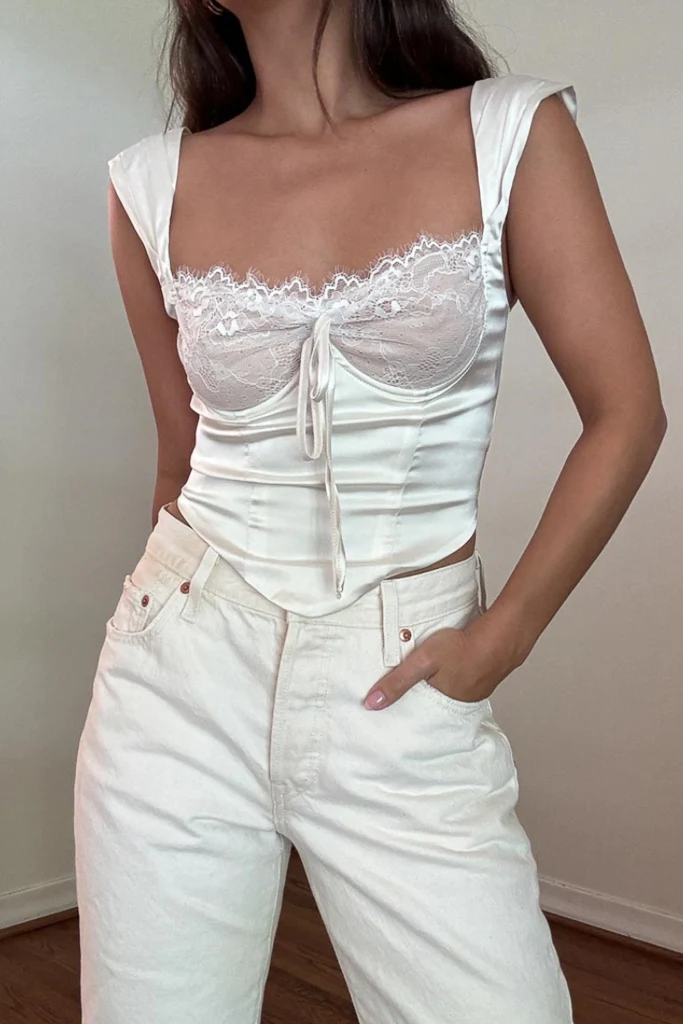 Sunkissed Lace Corset Top