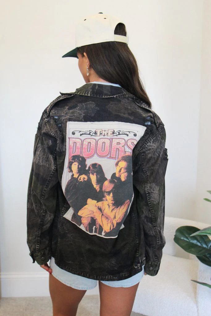 The Doors Acid Wash Camo Jacket