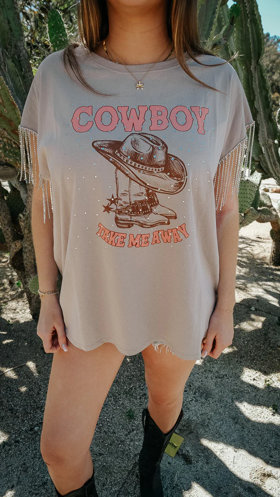 Rhinestone Cowboy Take Me Away Tank