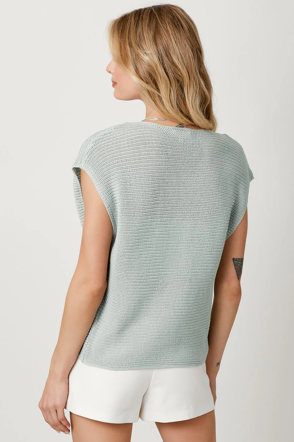 Front Wrap Knit Sweater