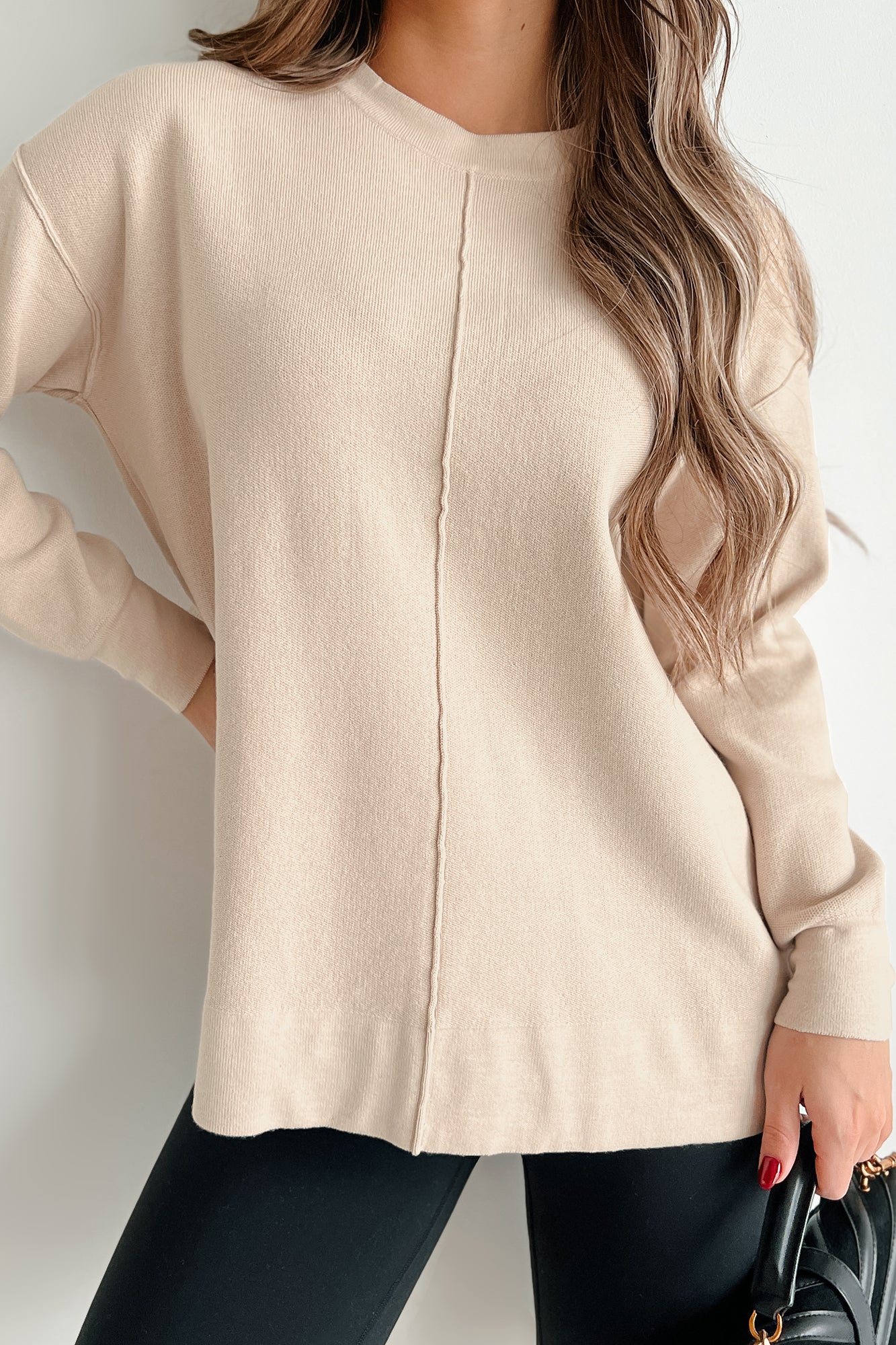 Augusta Oversized Sweater (Oatmeal)