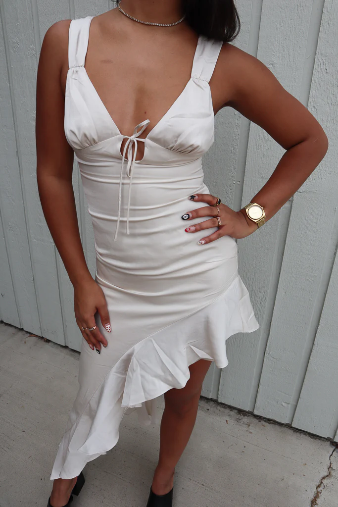 Ella Satin Maxi Dress