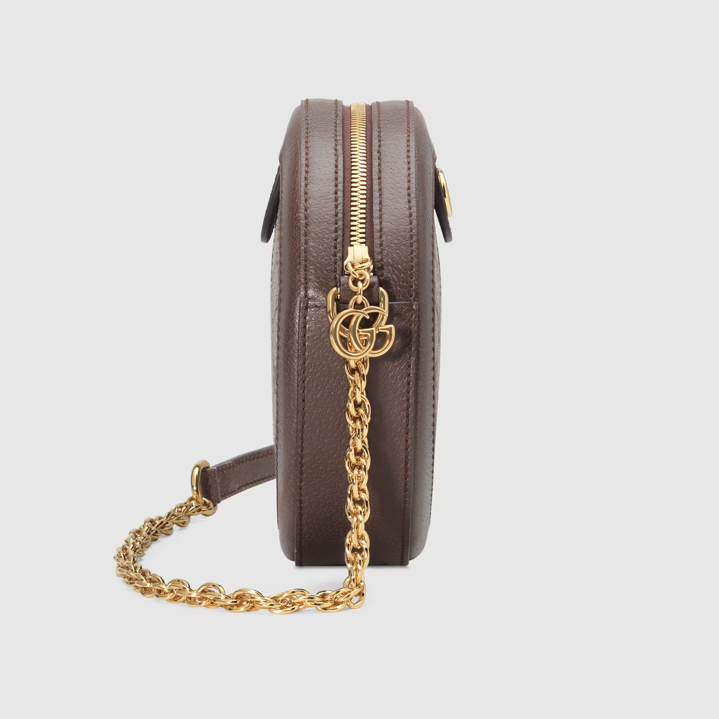 Ophidia GG mini round shoulder bag