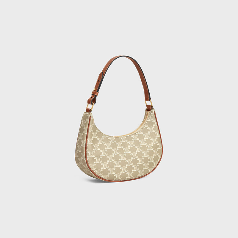 AVA BAG IN TRIOMPHE CANVAS AND CALFSKIN