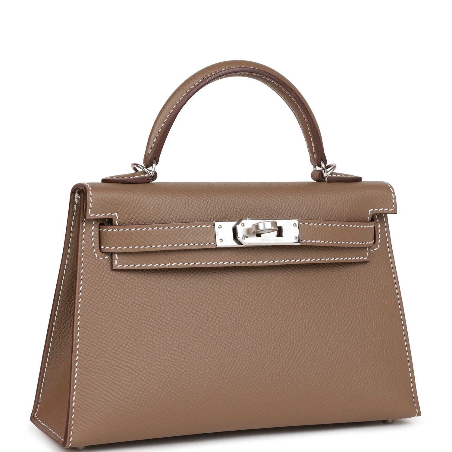 Hermès Kelly Sellier 20 Etoupe Epsom Palladium Hardware