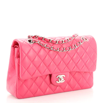 Chanel Classic Double Flap Bag Quilted Lambskin Medium