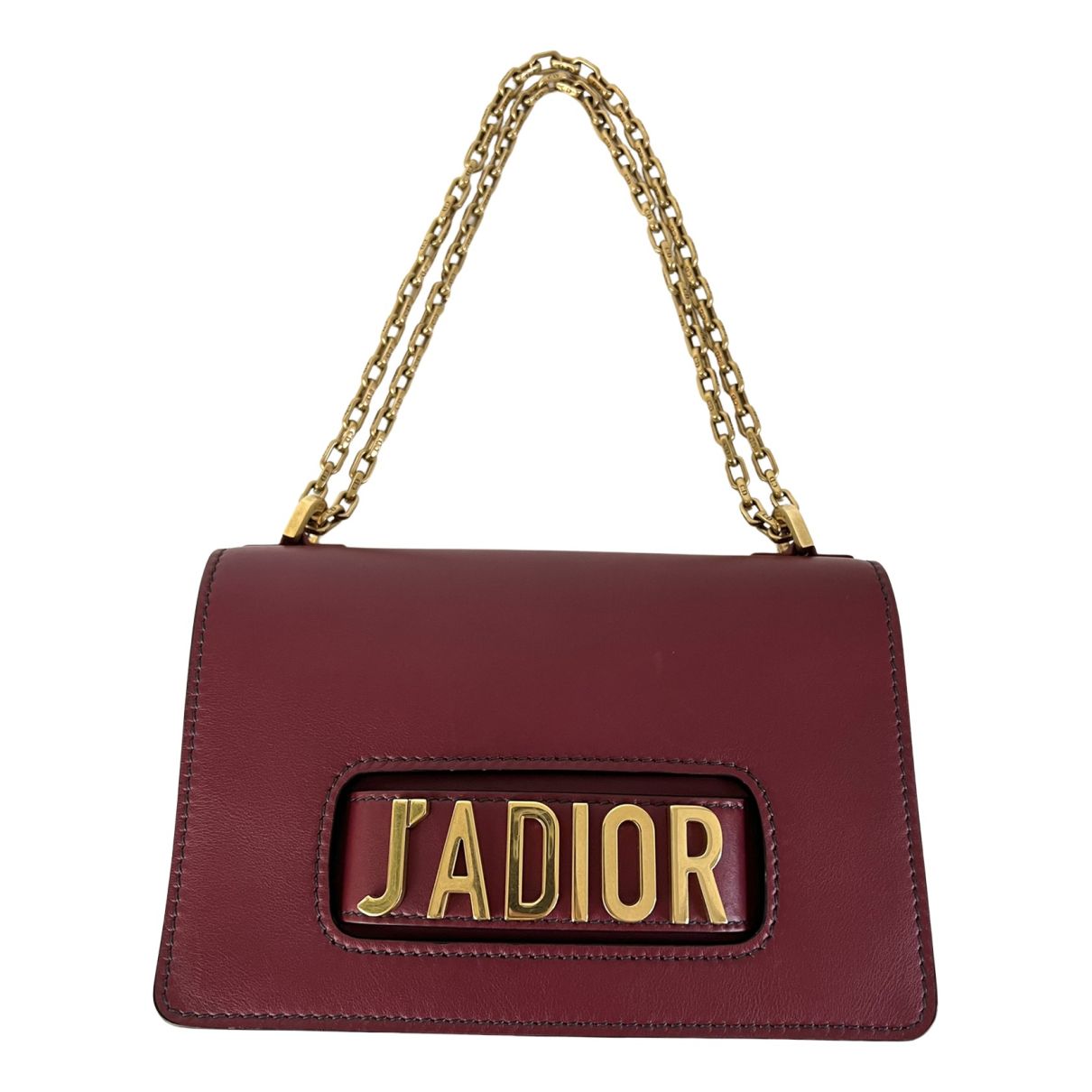 Dior J'adior Mongolian Lamb Handbag Burgundy In Mongolian Lamb