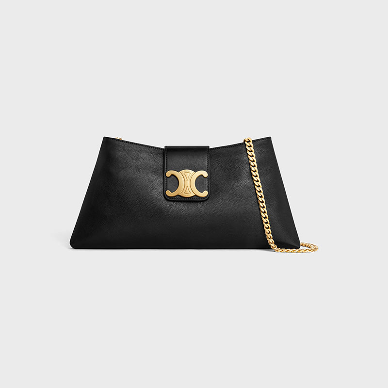 WILTERN CLUTCH TRIOMPHE SOFT IN SMOOTH CALFSKIN