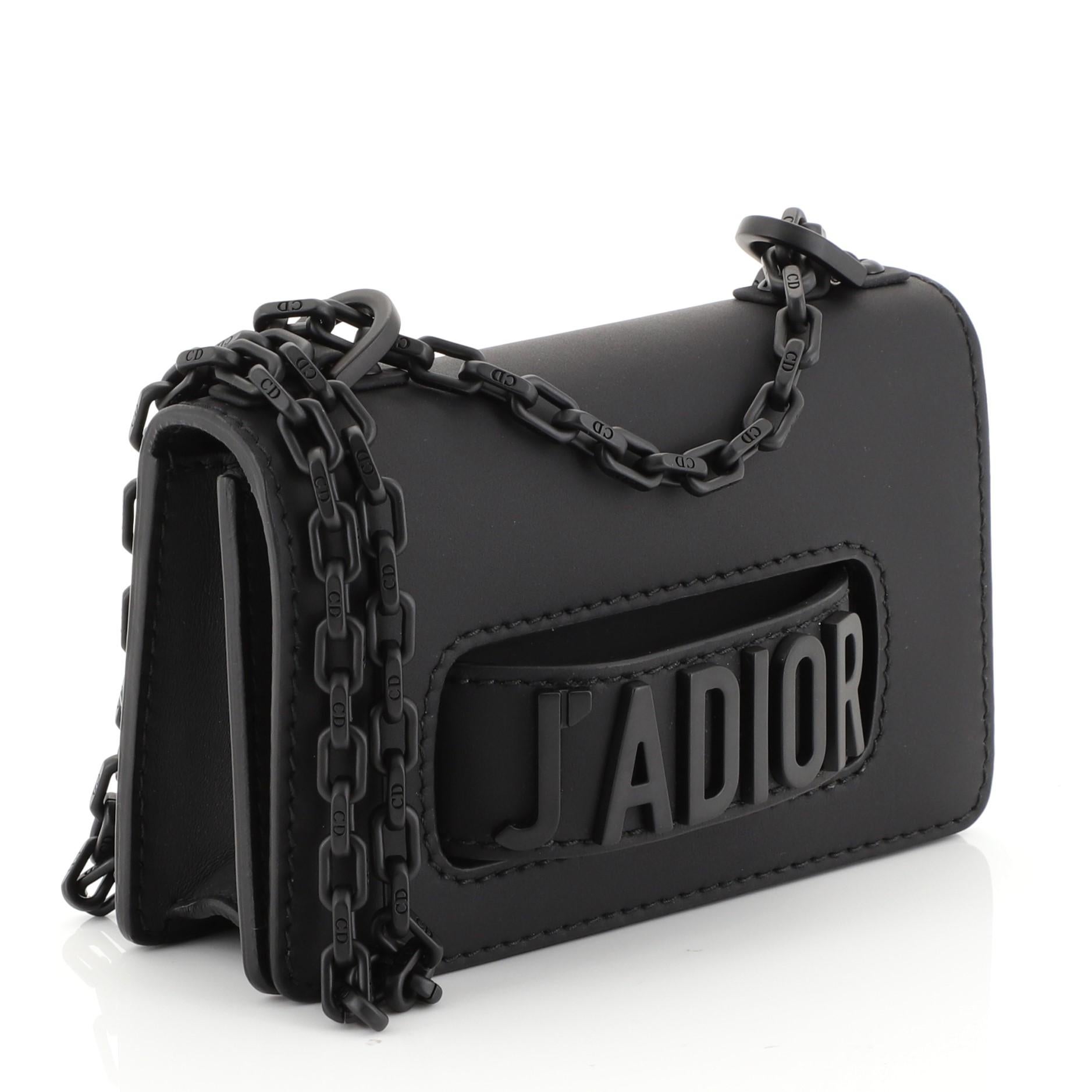 Christian Dior Ultra Matte J'adior Flap Bag Matte Calfskin Mini