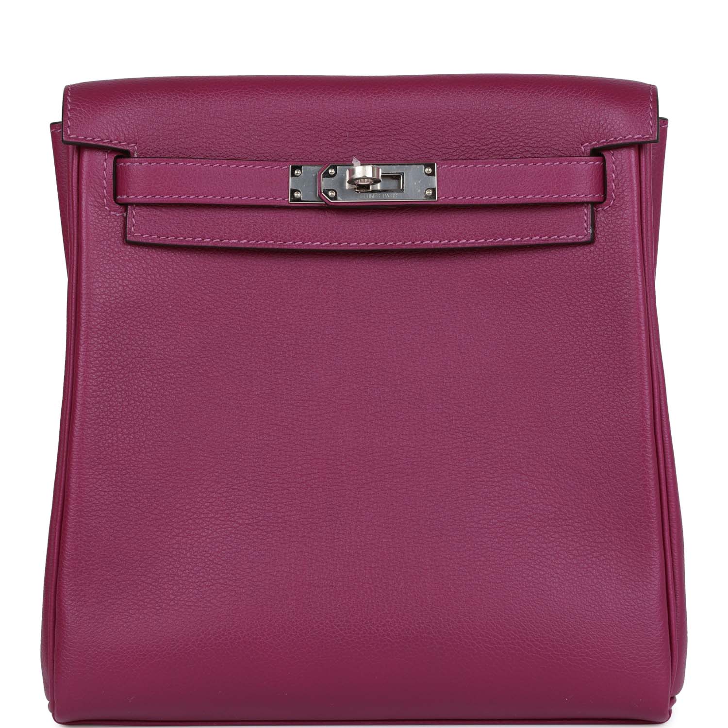 Hermès Kelly Ado Backpack Anemone Evercolor Palladium Hardware