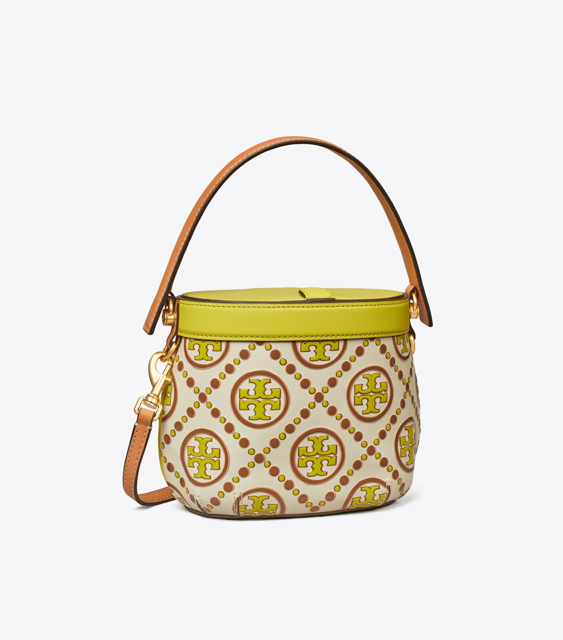 T MONOGRAM CONTRAST EMBOSSED CANTEEN