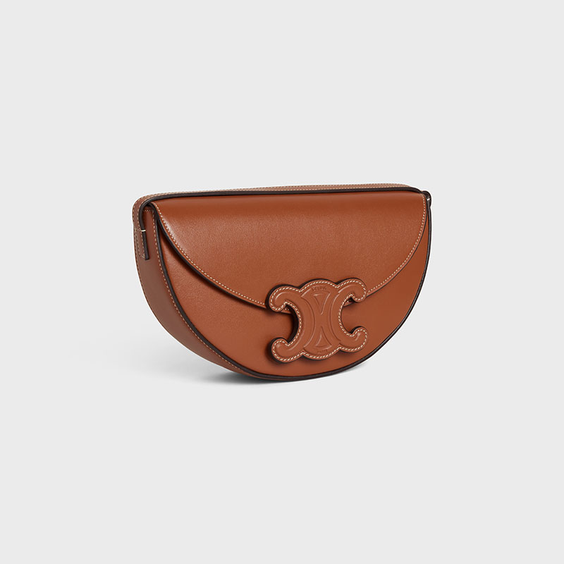 BESACE CUIR TRIOMPHE IN SMOOTH CALFSKIN