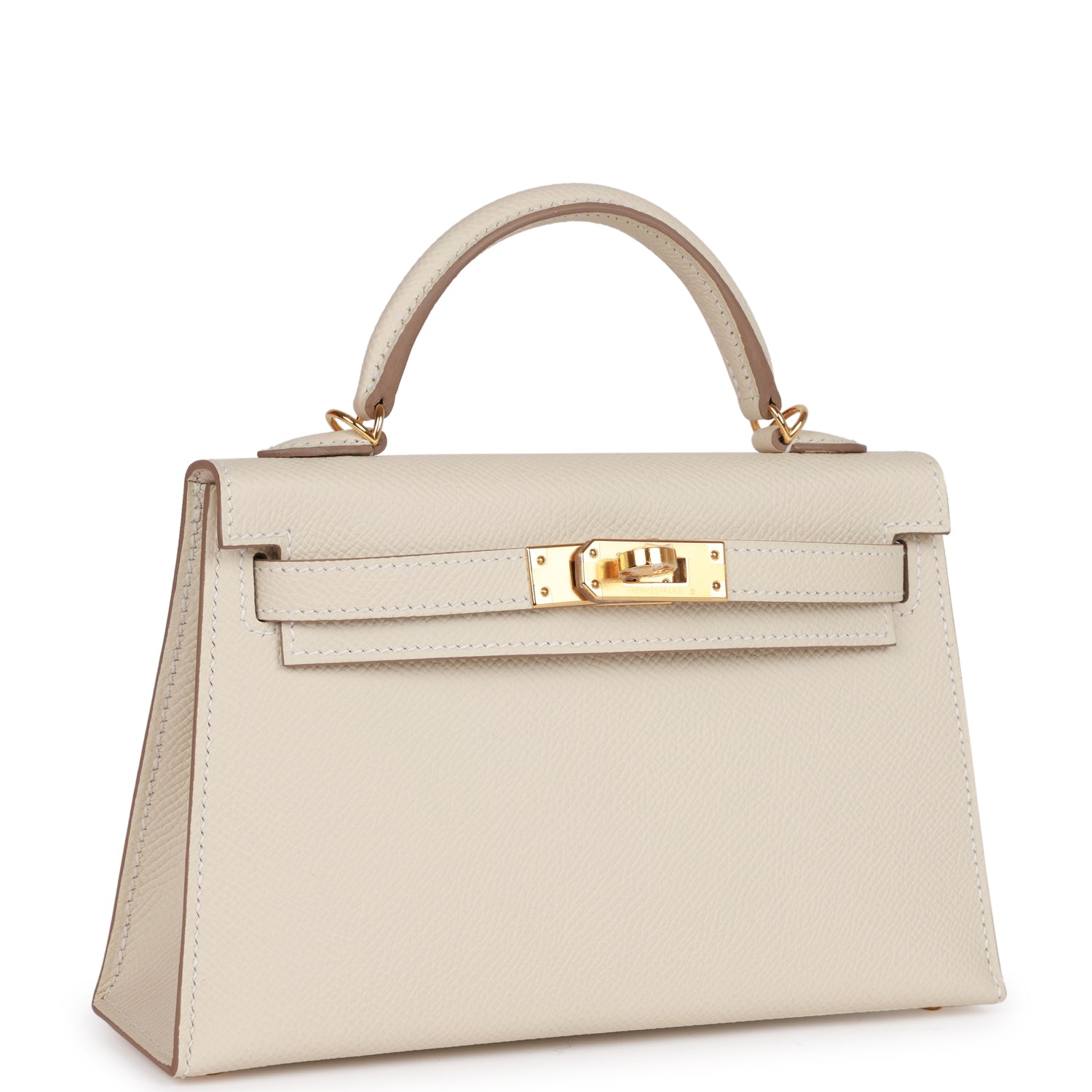 Hermès Kelly Sellier 20 Craie Epsom Gold Hardware