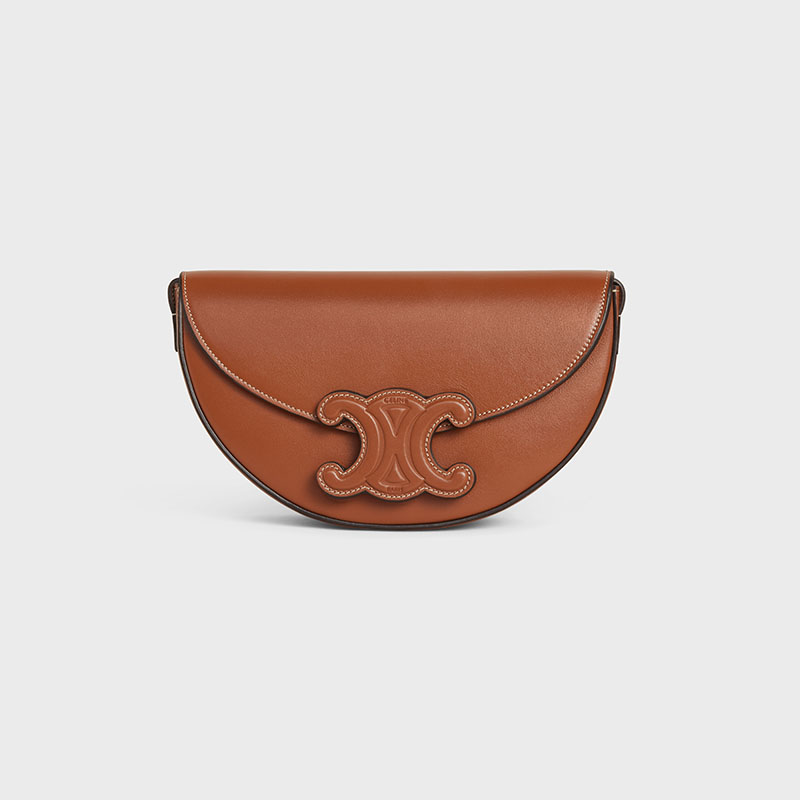 BESACE CUIR TRIOMPHE IN SMOOTH CALFSKIN