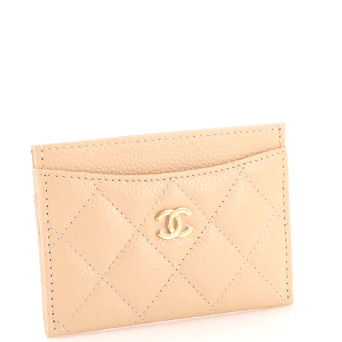 Chanel Classic Card Holder Quilted Caviar