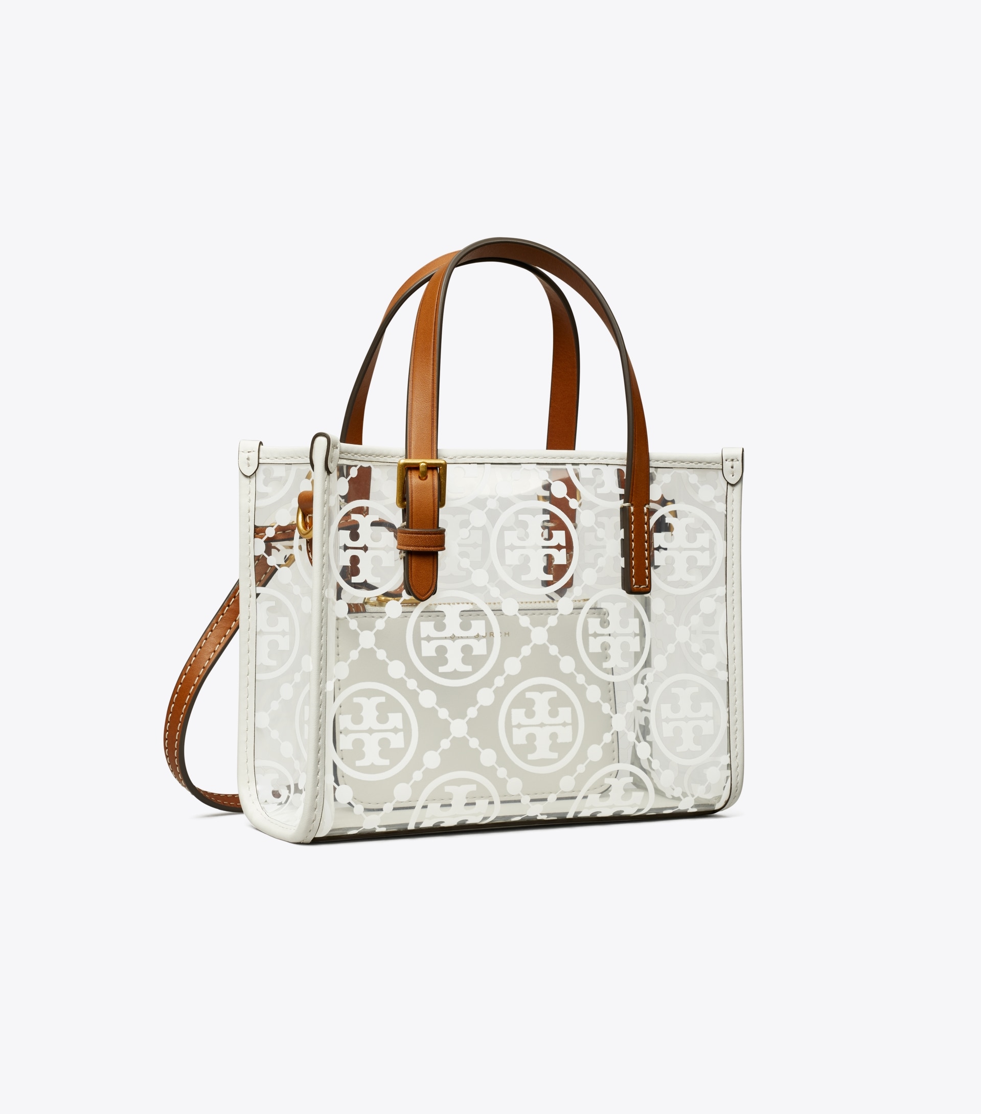 MINI T MONOGRAM CLEAR TOTE