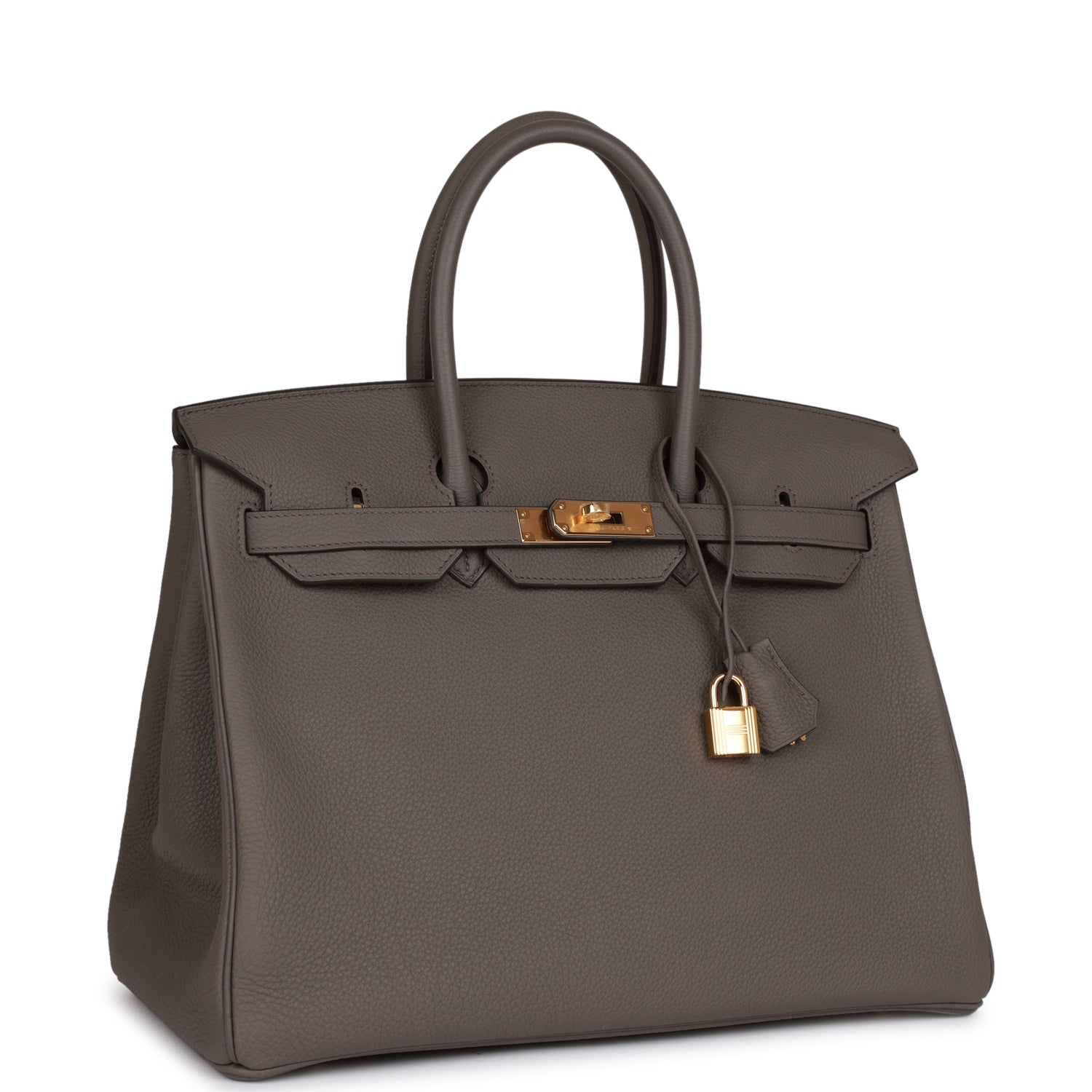 Hermès Birkin 35 Gris Etain Togo Gold Hardware