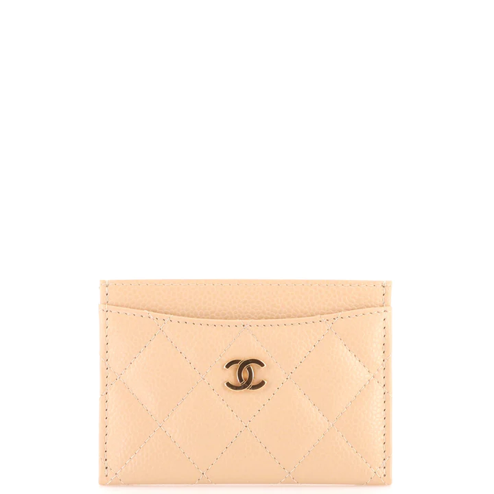 Chanel Classic Card Holder Quilted Caviar
