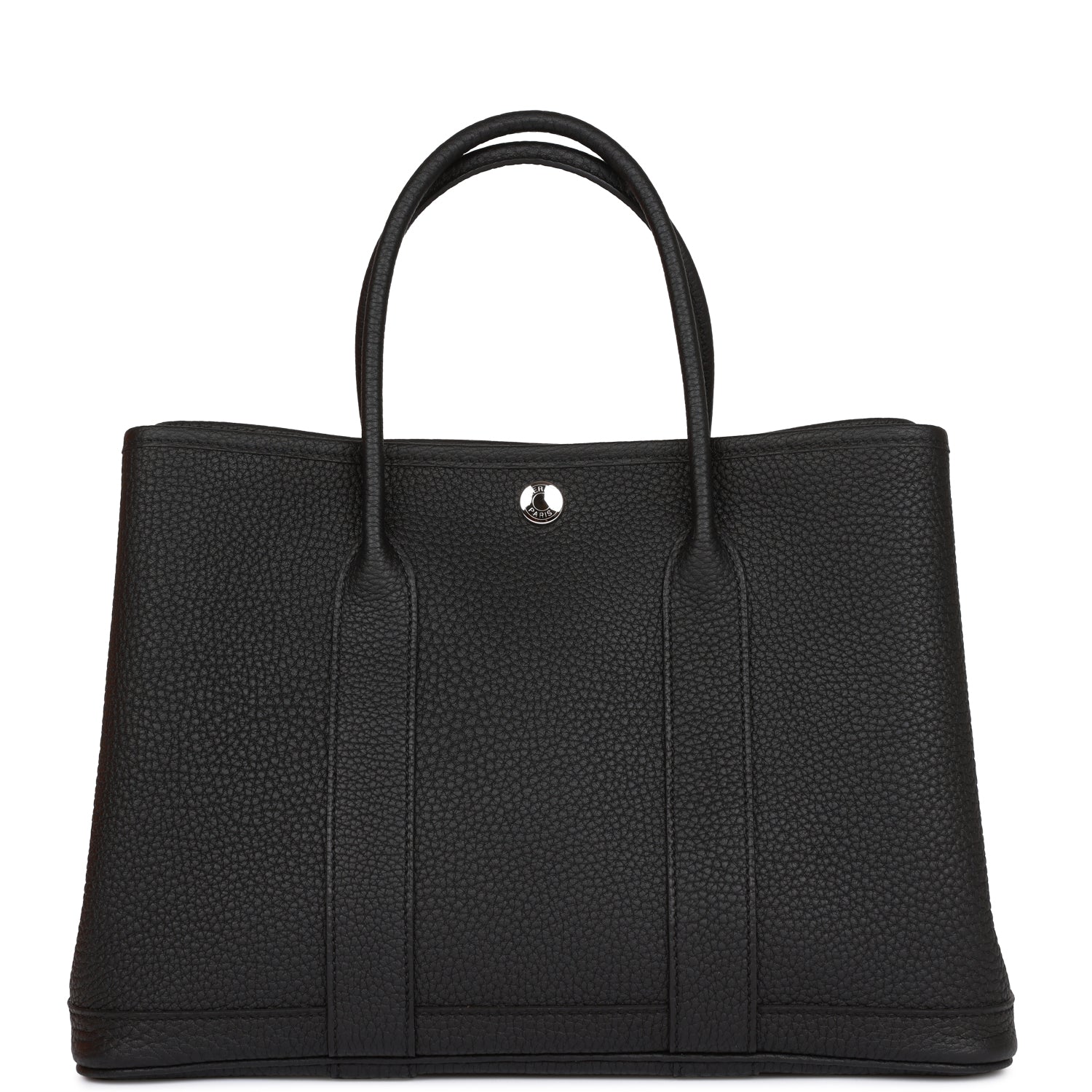 Hermès Garden Party 30 Black Negonda Palladium Hardware