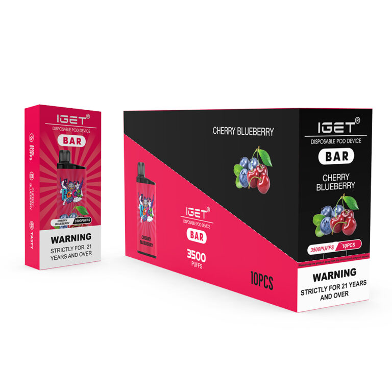 IGET Bar 3500 Puffs-Cherry Blueberry - VAPESAU