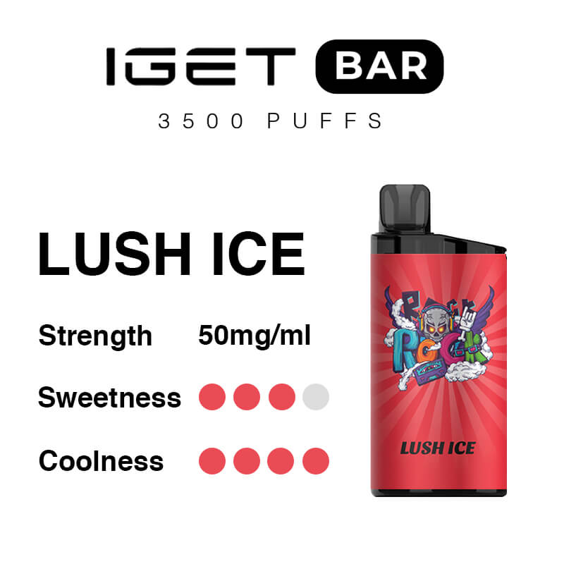 IGET Bar 3500 Puffs-Lush Ice - VAPESAU