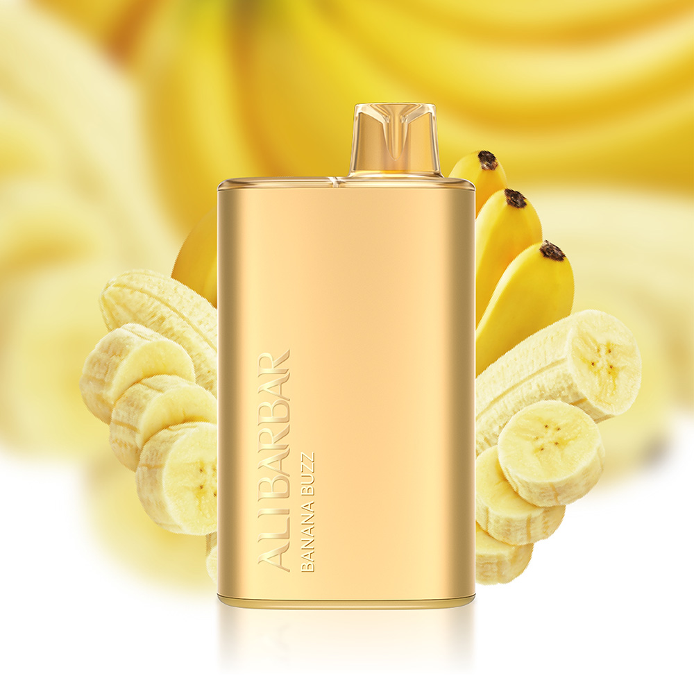 Alibarbar Rich 8000 Puffs-Banana Buzz - VAPESAU