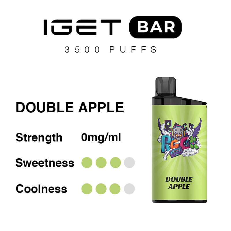 IGET Bar 3500 Puffs-Double Apple - VAPESAU