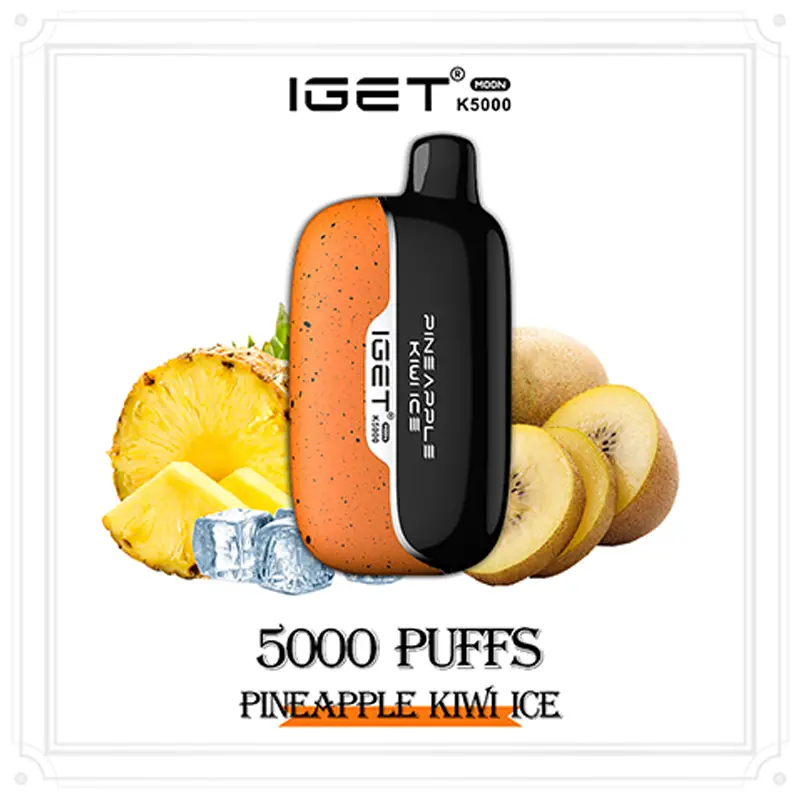 IGET Moon K5000 Puffs - Pineapple Kiwi Ice - VAPESAU